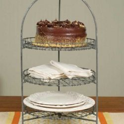 Rustic Three Tier Cake Stand